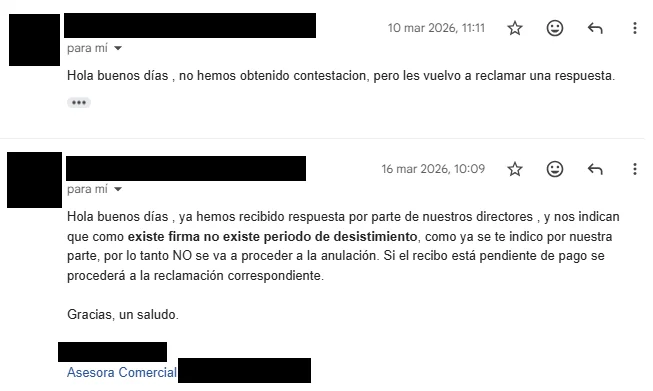 Respuesta del mediador desestimando la información y la ley (parte 3)